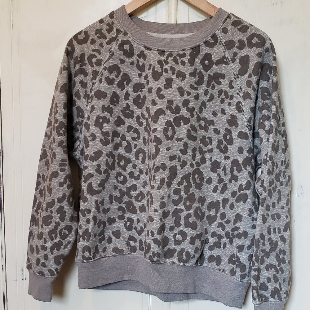 Old Navy Animal Print Crewneck Sweatshirt
